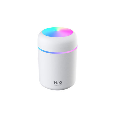 Tabletop/Portable H2O USB Humidifier with LED Mood Light and Low Noise 36db Operation