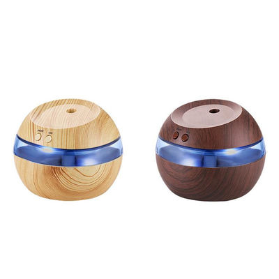 3W Portable 130ml Wood Grain Mini Ultrasonic Atomizer USB Air Humidifier
