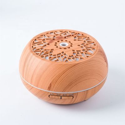 550ml Color Change Wood LED Essential Oil Humidifier Aroma Diffuser 24V Capacity＞200ml