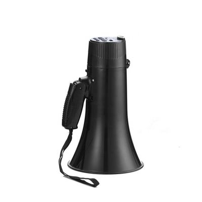 60Hz-23KHz Frequency Range Foldable Megaphone with Detachable Microphone and USB/SD/AUX