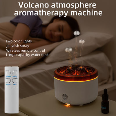 2023 Flame Volcano Air Humidifier Aroma Diffuser Christmas Promotion with Remote Control
