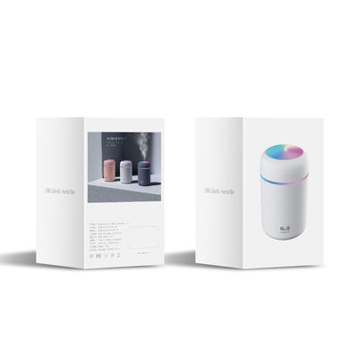 Tabletop/Portable H2O USB Humidifier with LED Mood Light and Low Noise 36db Operation