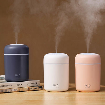 Tabletop/Portable H2O USB Humidifier with LED Mood Light and Low Noise 36db Operation