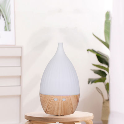 Ultrasonic Humidifier 2022 Desktop 5V Portable USB Wood Grain Essential Oil Diffuser 160ml with LED Light