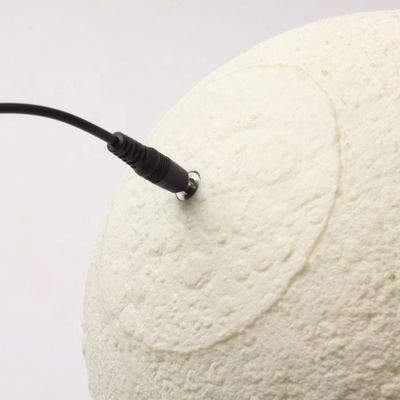 Dimmable Touch Control Remote PLA 3D Printing Moon Lamp with 10000 Hours Lifespan