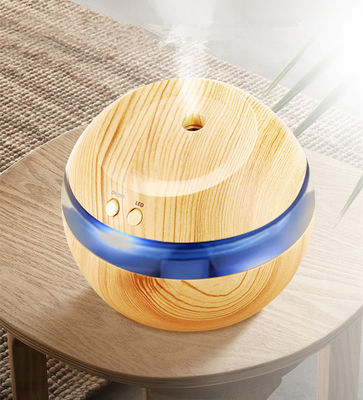 3W Portable 130ml Wood Grain Mini Ultrasonic Atomizer USB Air Humidifier