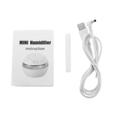 3W Portable 130ml Wood Grain Mini Ultrasonic Atomizer USB Air Humidifier