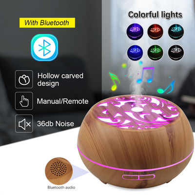 2022 Wood Grain Humidifier Aroma Oil Diffuser with Large Capacity and Vintage Style
