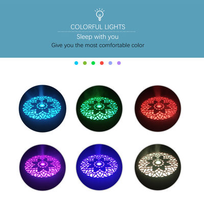 500ml Household Wood and Glass Essential Oil Aroma Diffuser with Remote and RGB LED Light
