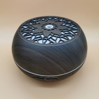 500ml Household Wood and Glass Essential Oil Aroma Diffuser with Remote and RGB LED Light