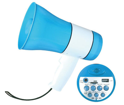 619U BT Portable Bluetooth Wireless Megaphone with USB Support and Built-in Microphone