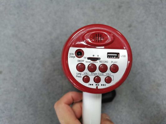 619U BT Portable Bluetooth Wireless Megaphone with USB Support and Built-in Microphone