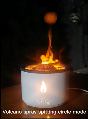 Household Aroma and Humidification with 3D Flame Essential Oil Volcano Fire Diffuser