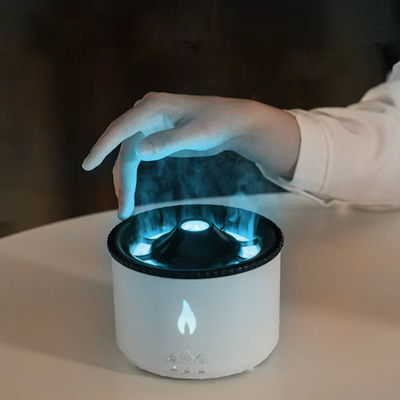 350ML Capacity 3D Flame Effect Volcano Air Humidifier Aroma Diffuser for Home Fragrance