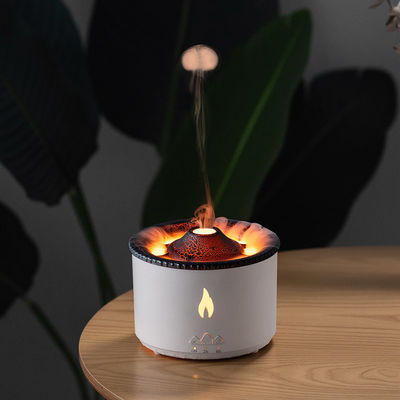 350ML Capacity 3D Flame Effect Volcano Air Humidifier Aroma Diffuser for Home Fragrance
