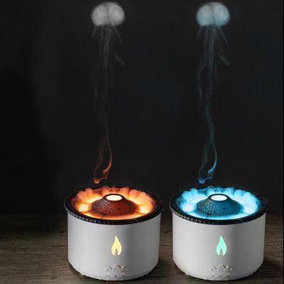Flame LED Light 350ml Volcano Humidifier with Style Flame Aroma Diffuser and Night Lamp
