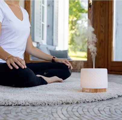 280ml Bamboo and Ceramic Ultrasonic Electronic Diffuser for Natural Aroma Experience