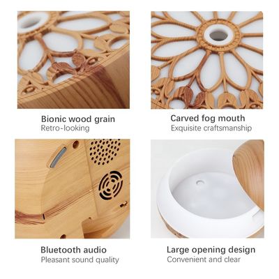 Capacity＞200ml Private Mold Ultrasonic Essential Oil Bluetoooh Aroma Diffuser for Home