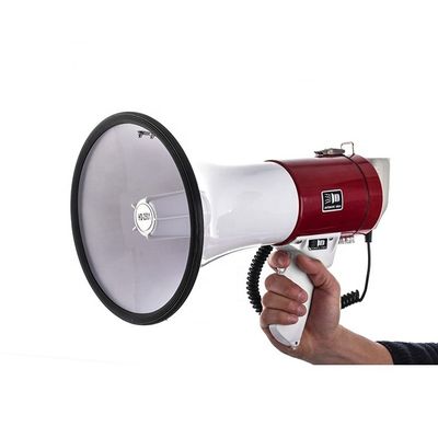 Outdoor 50W Recording Megaphone with Long Reach up to 1500m and Recording Function